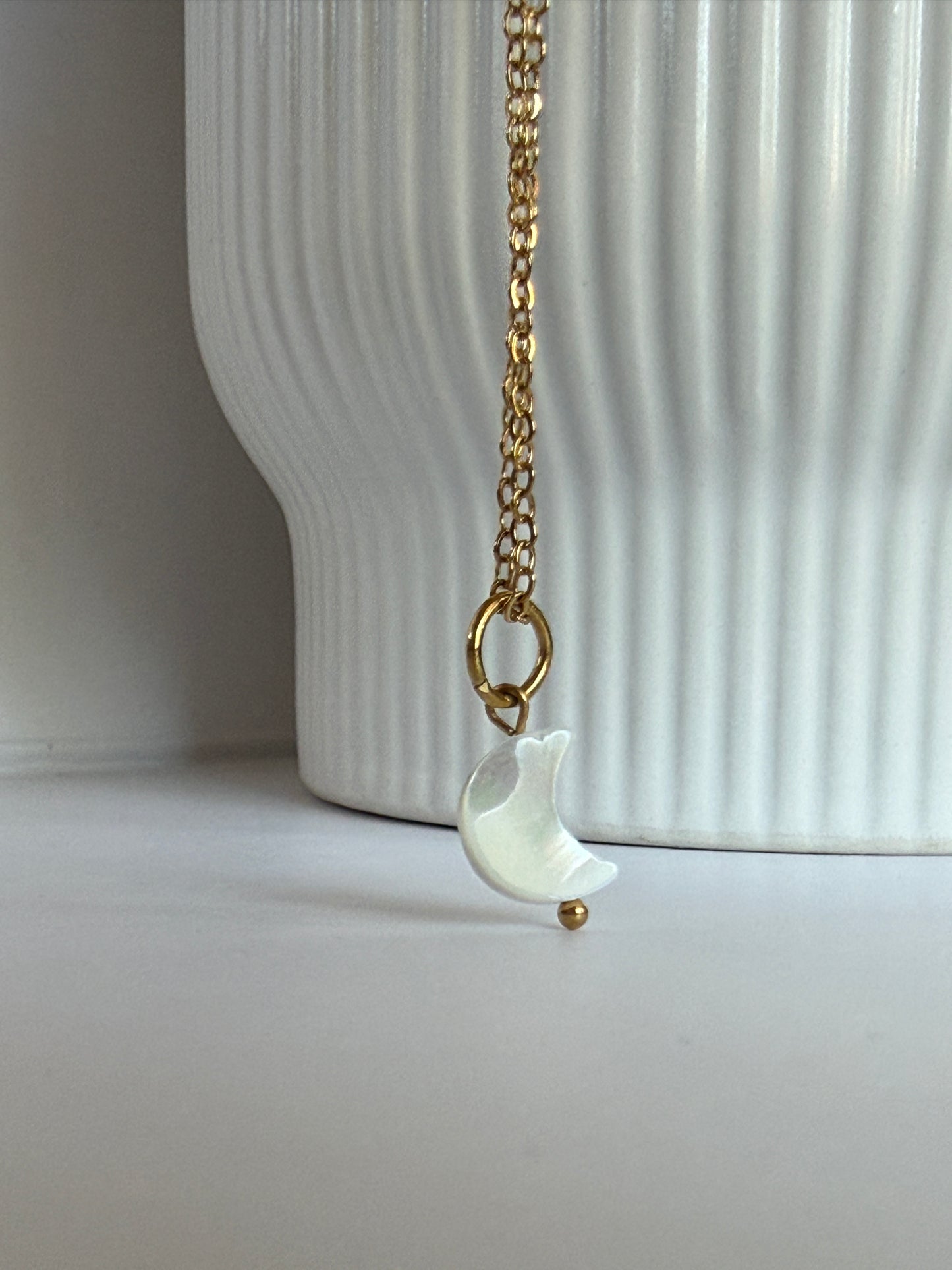 Moon Pearl Charm