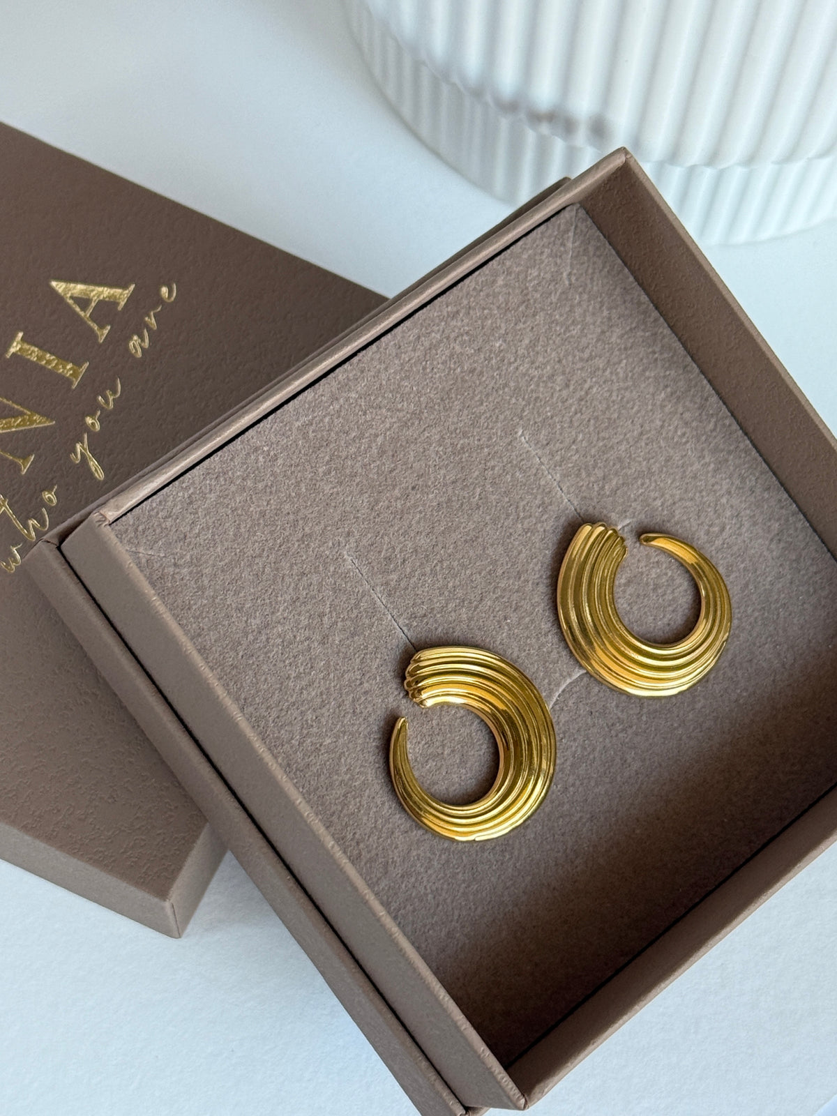 Bold Half Hoops
