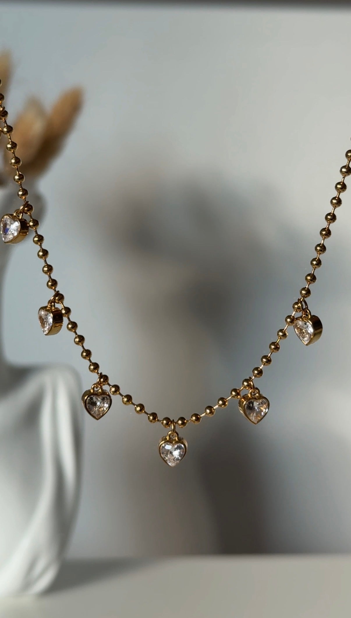 EVI – Charm Chain Necklace, Gold Plated