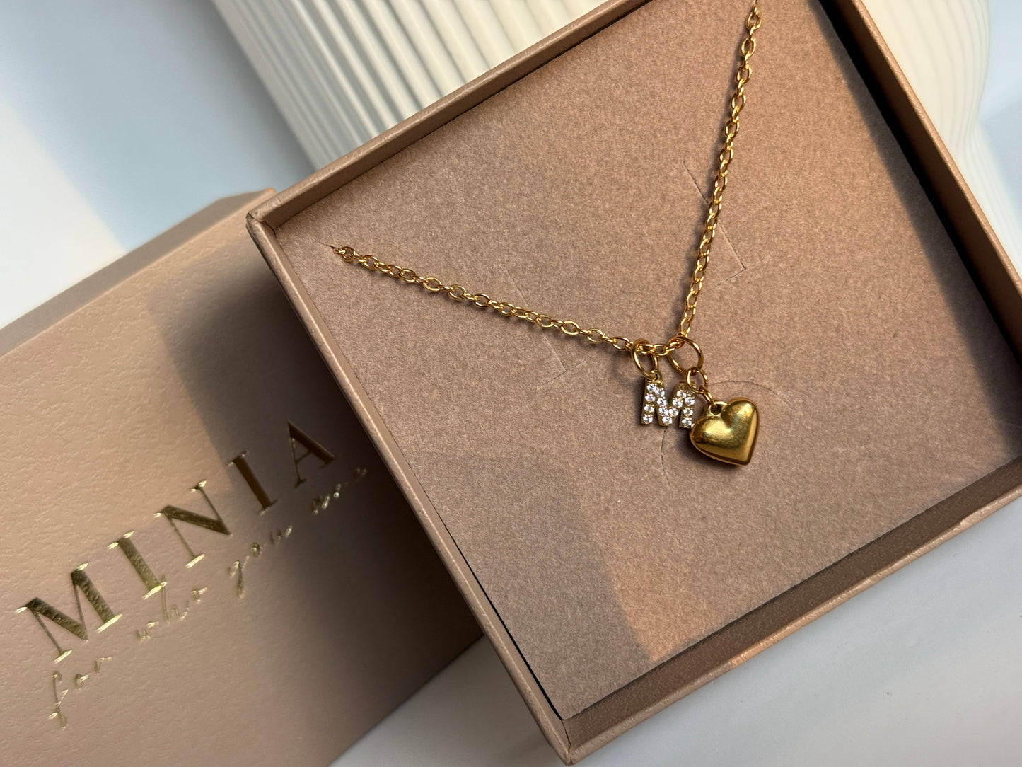 Puffy Herz Charm