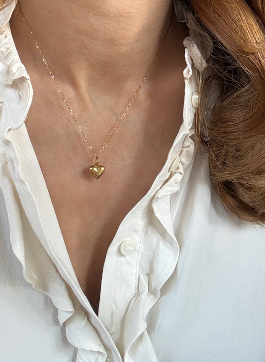 Puffy Herz Charm