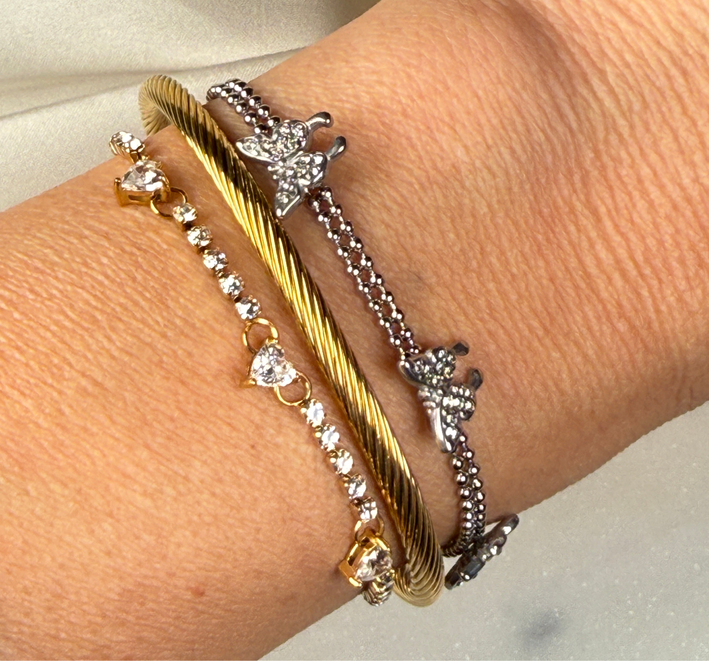 Armband PAPILLON SLV