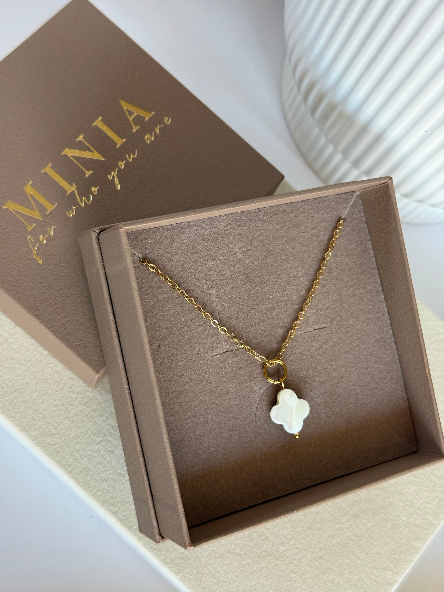 Clover Pearl Charm