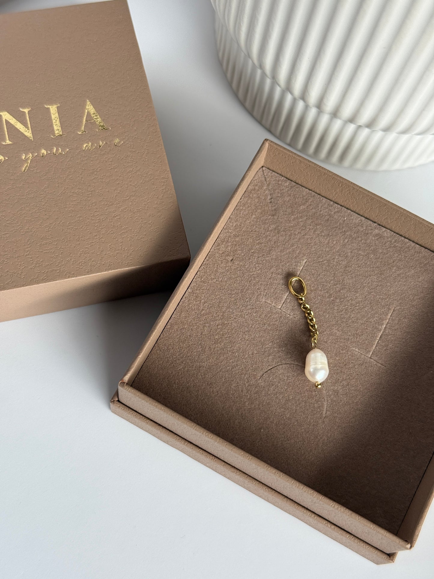 Pearl Drop Charm