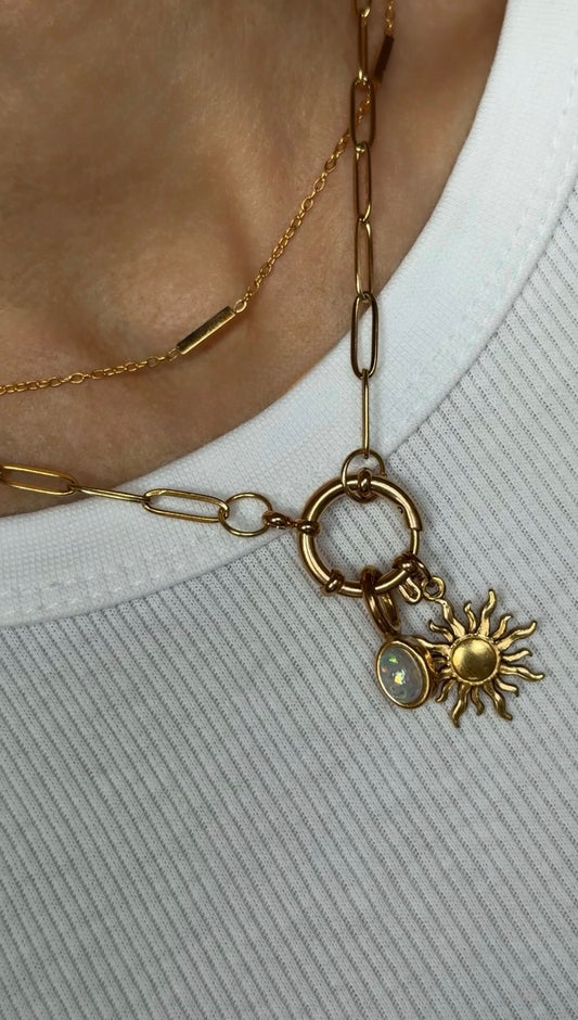 Sun Gold Charm