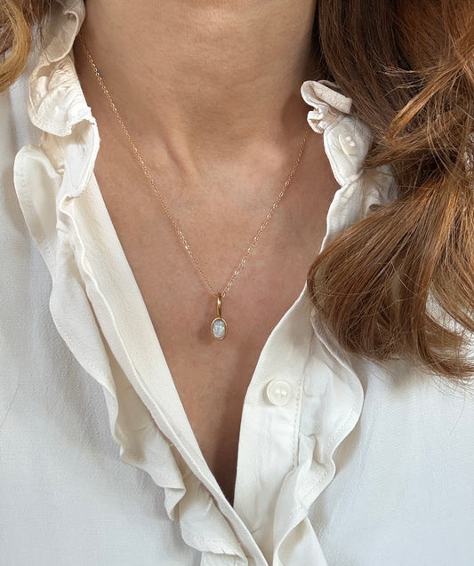 Opal Glow Charm