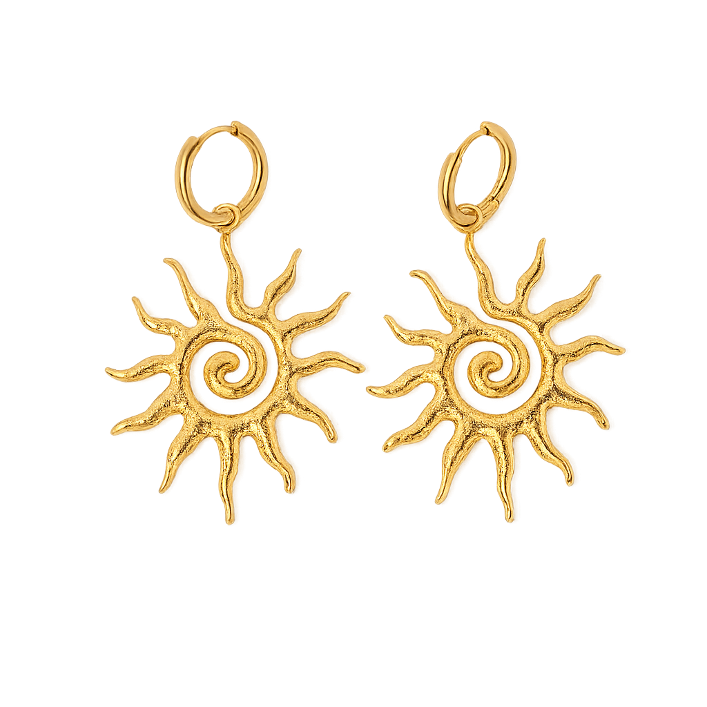 Ohrringe Sun - Spiral