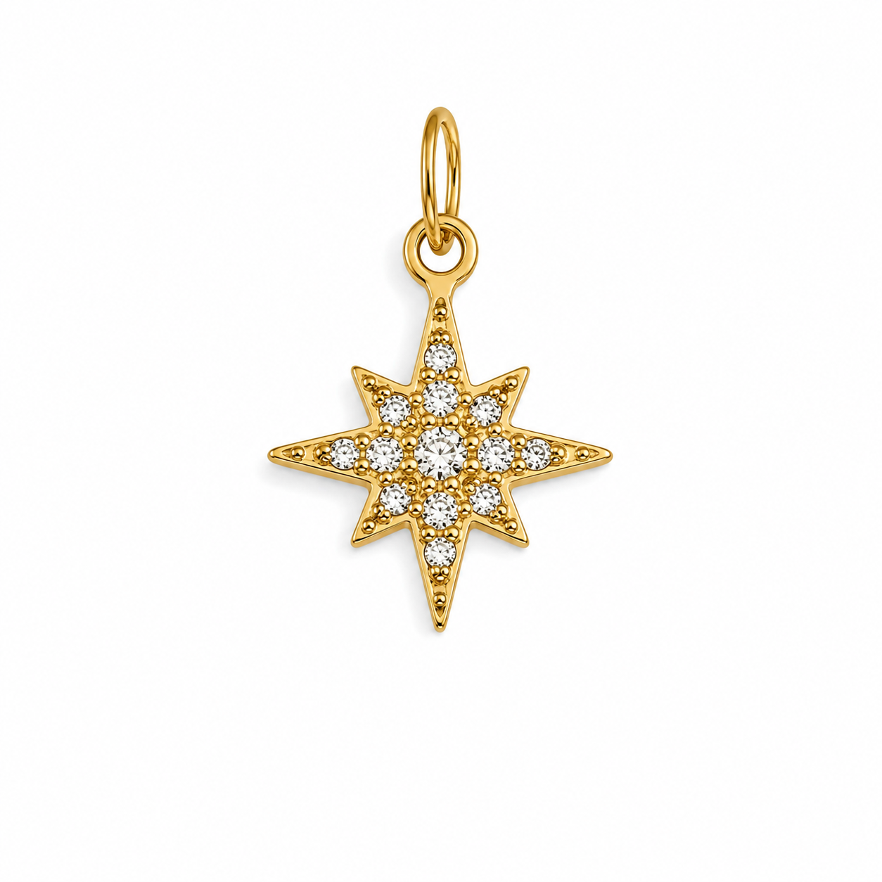 Zirconia Star Z Charm