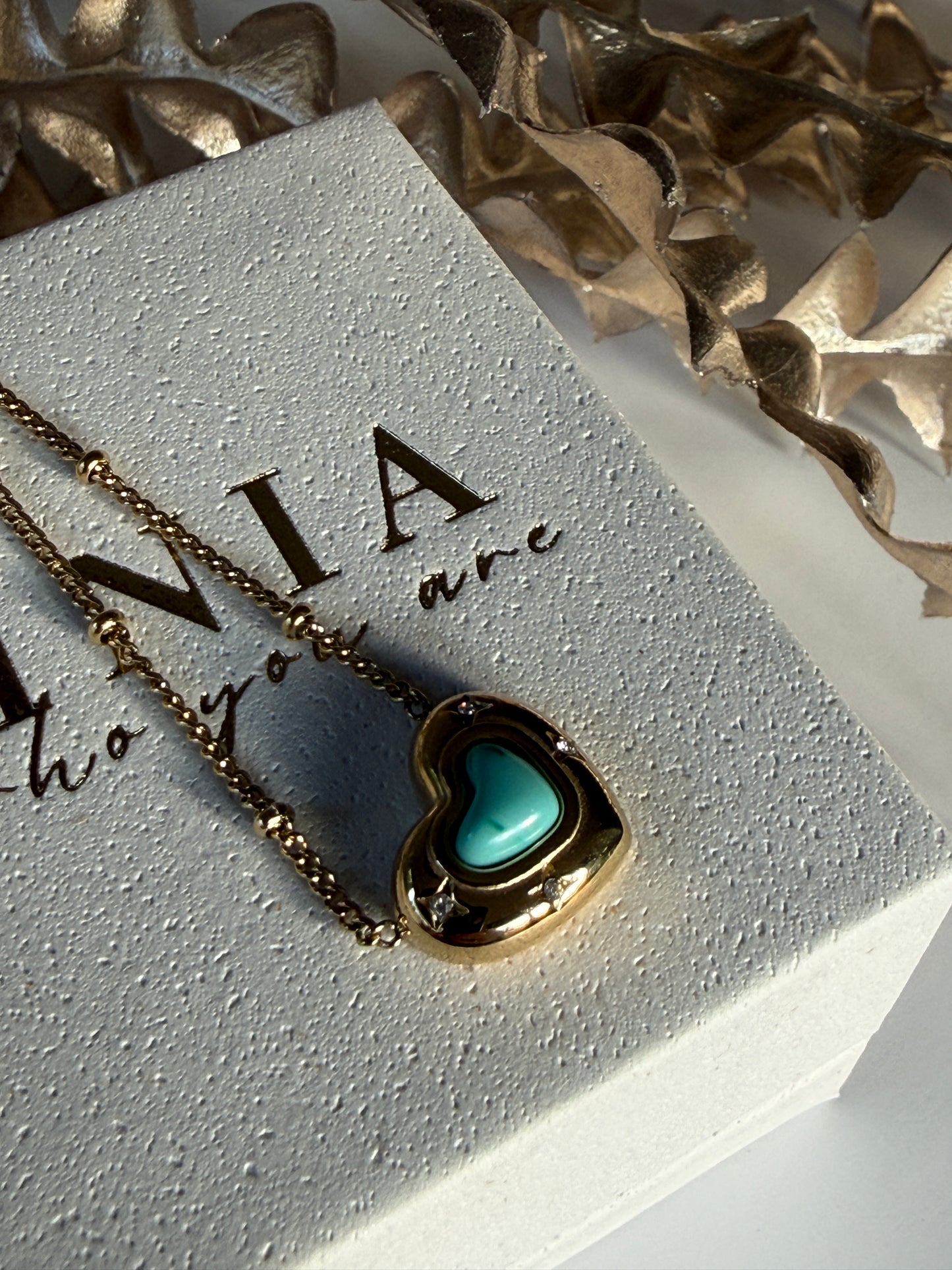 JULI – Heart Necklace, Gold Plated