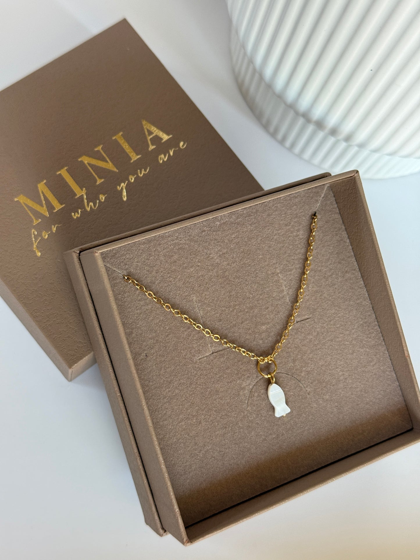 Fish Pearl Charm