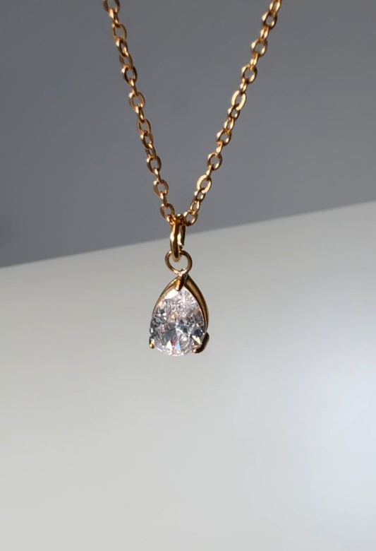 Zirkon Tropfen Charm