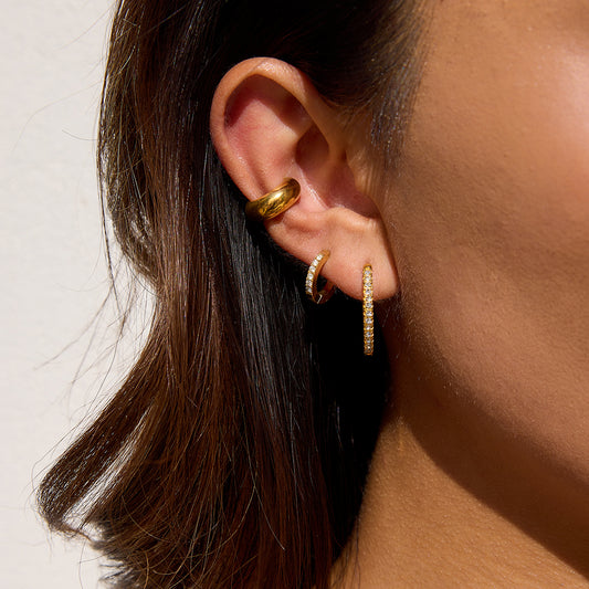 CLARISSA – Zirkonia Hoop Earrings