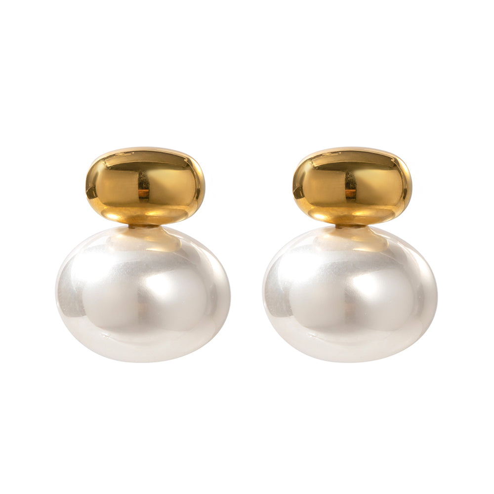 BELLA - Pearl Stud Earrings