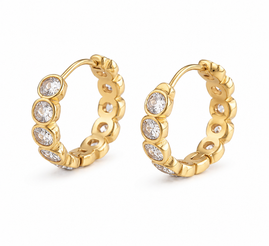 Zirkonia Hoops