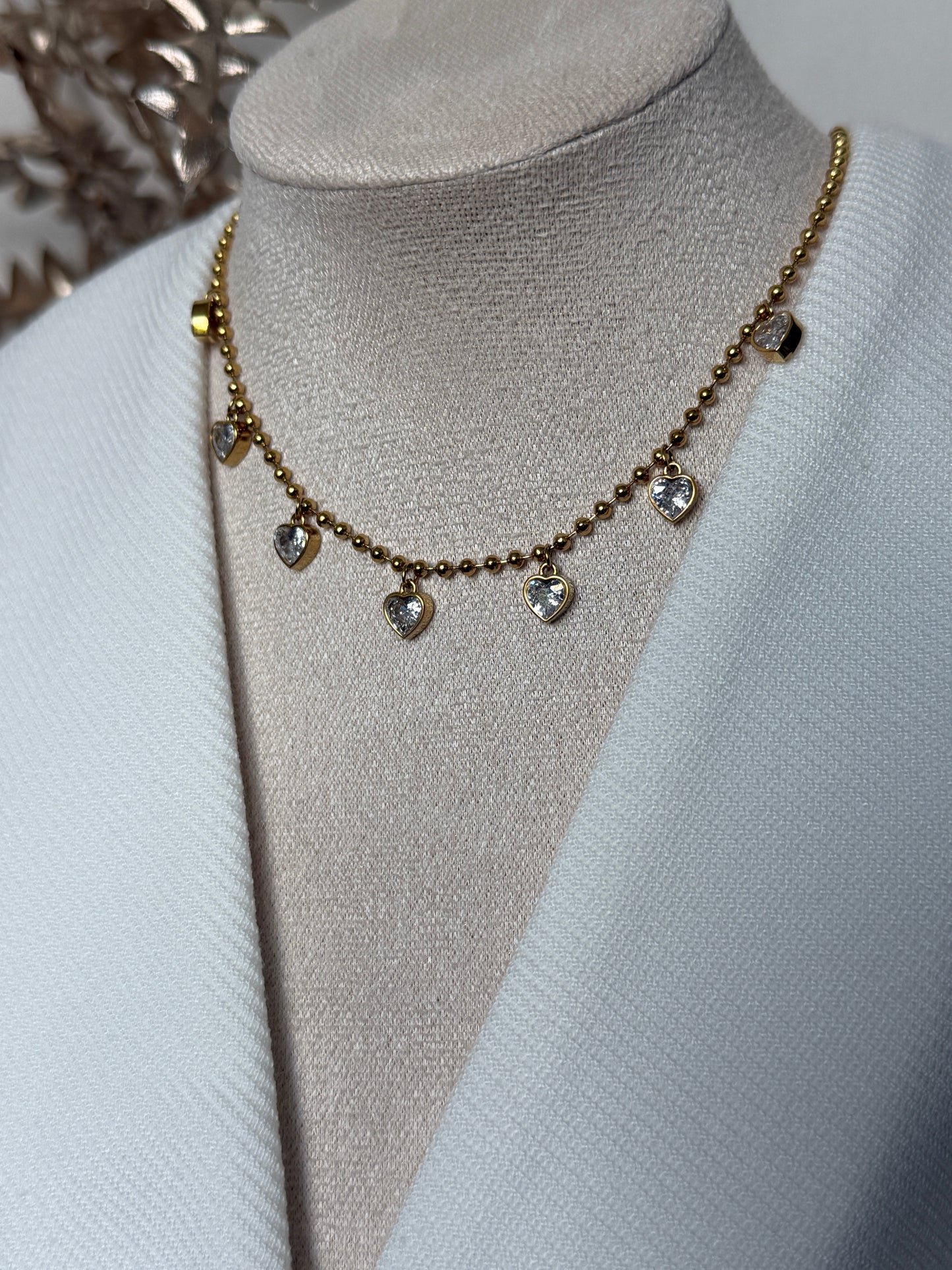 EVI – Charm Chain Necklace, Gold Plated