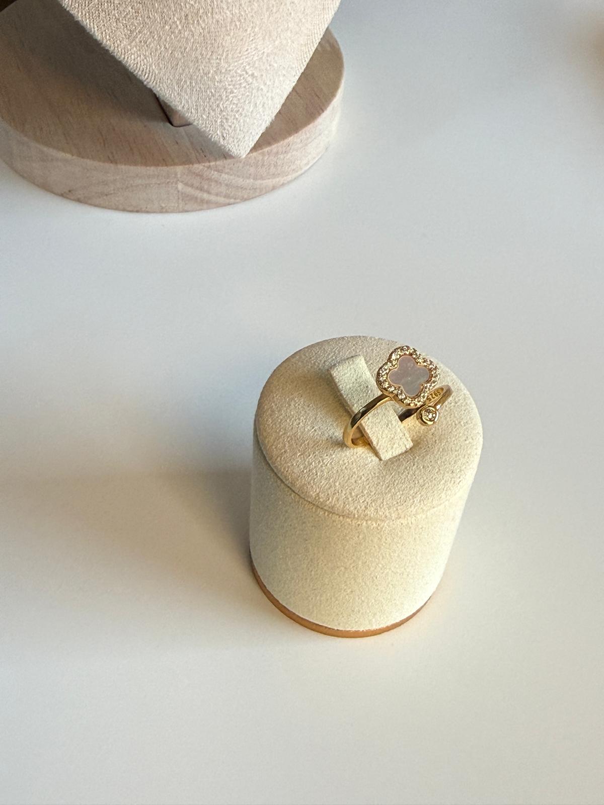 ALMA – Adjustable Spinning Ring, 18K Gold-Plated Sterling Silver