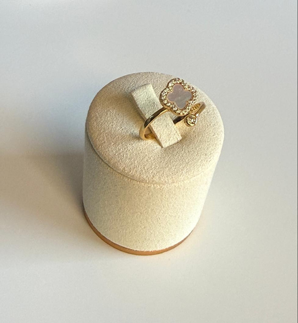 ALMA – Adjustable Spinning Ring, 18K Gold-Plated Sterling Silver