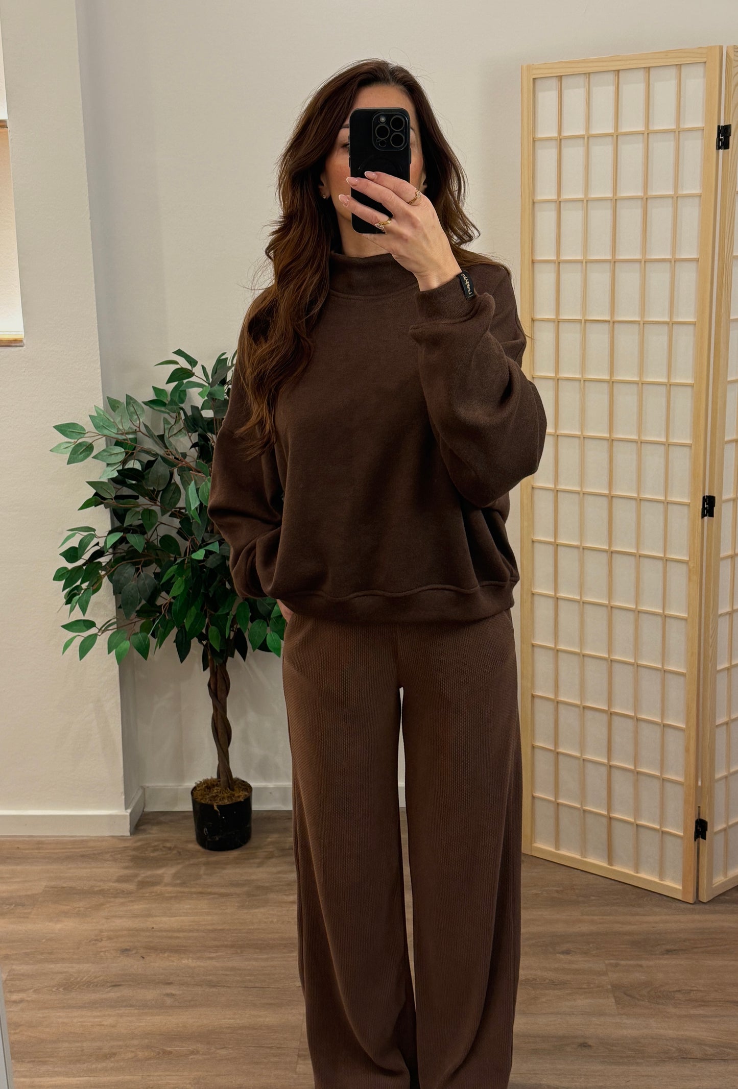 Pullover Knit CHOCOLATE