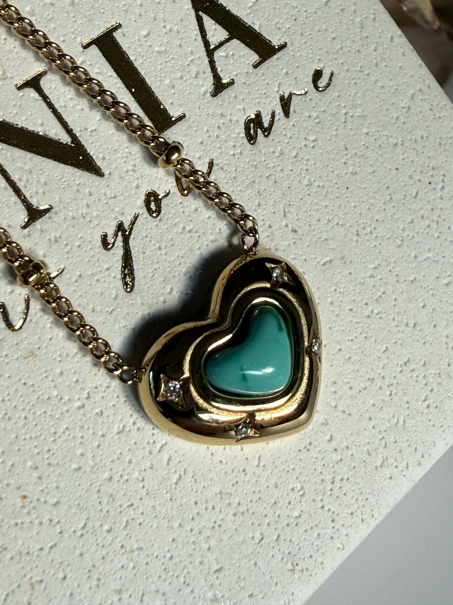 JULI – Heart Necklace, Gold Plated