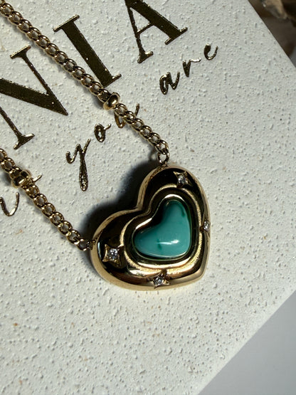 JULI – Heart Necklace, Gold Plated