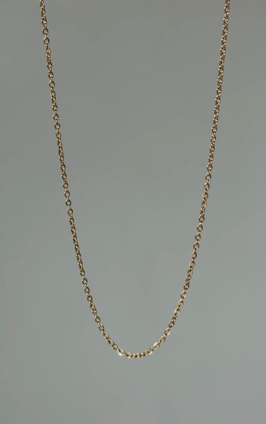 Fine Chain Kette 0,8 mm - 14K vergoldet