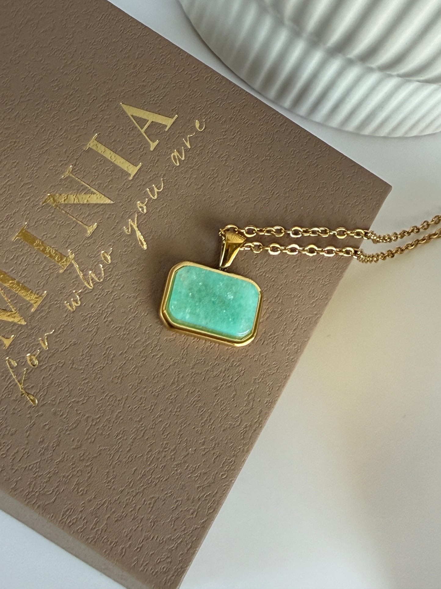 Turquoise Stone Charm