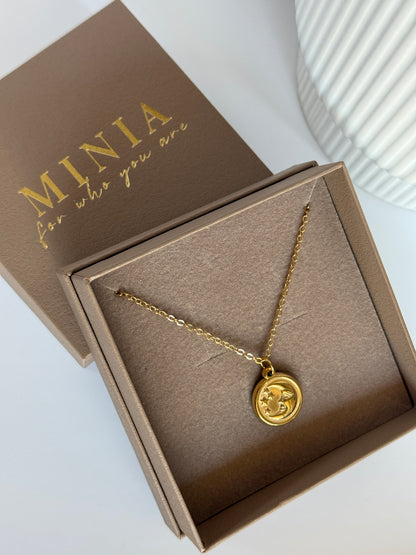Moon & Stars Gold Charm