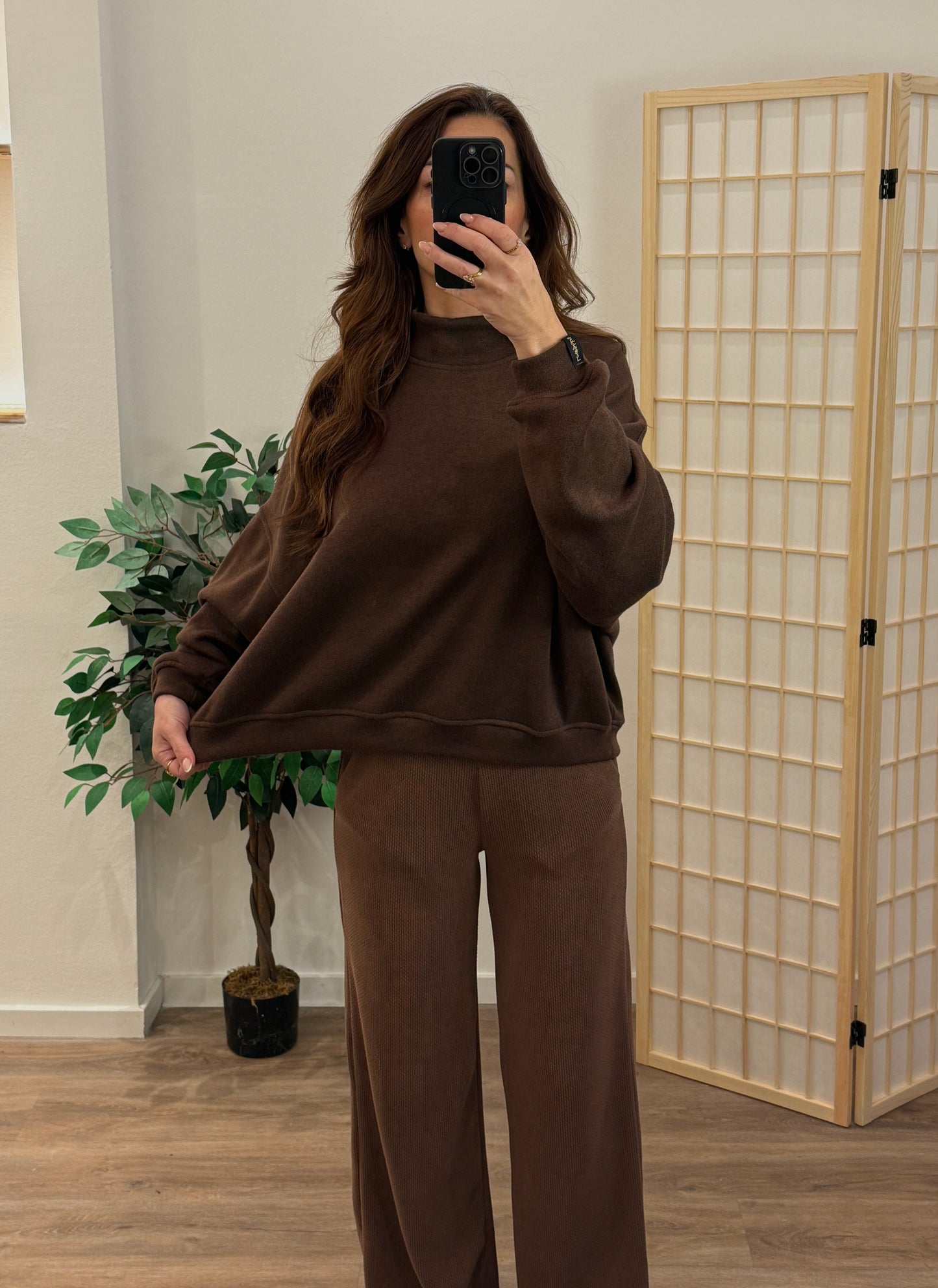 Pullover Knit CHOCOLATE