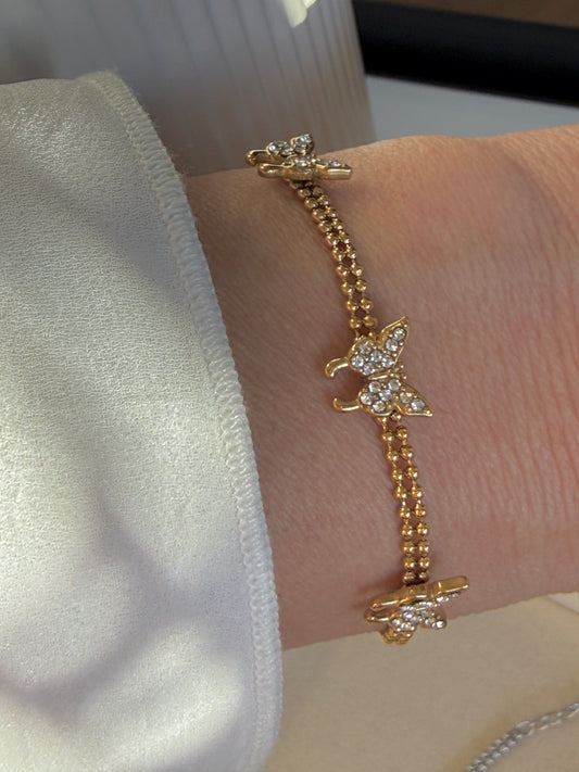 Three Butterflies Armband