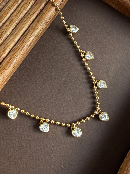 EVI – Charm Chain Necklace, Gold Plated