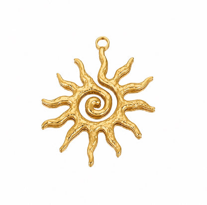 Sun Spiral Charm