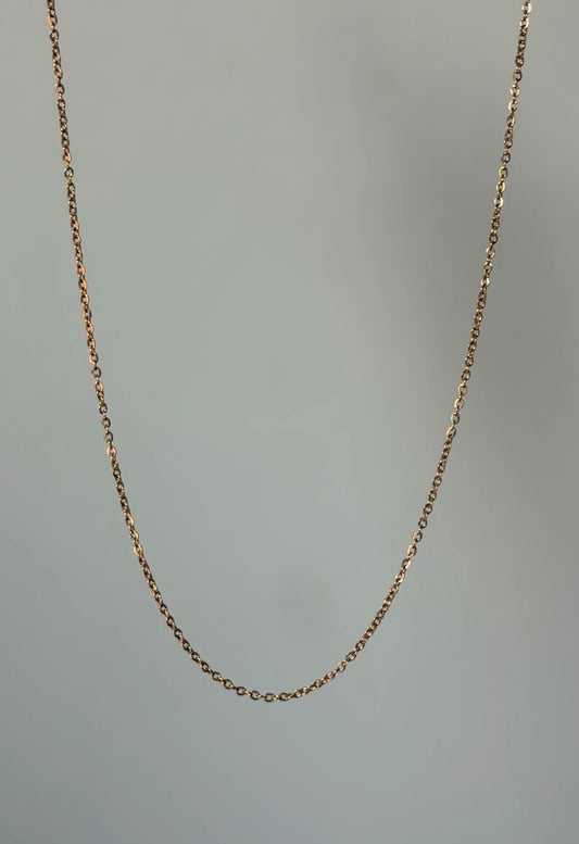 Fine Chain Kette - 1,2 mm, 18K vergoldet