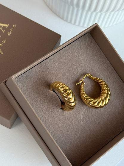 Rope Hoop Earrings