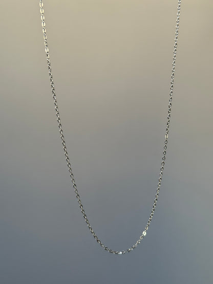 Fine Chain Kette 0,8 mm - Silber