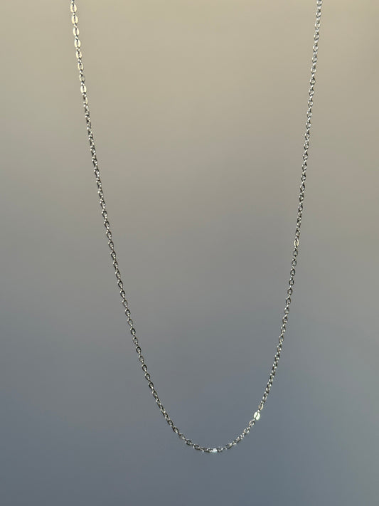 Fine Chain Kette 0,8 mm - Silber