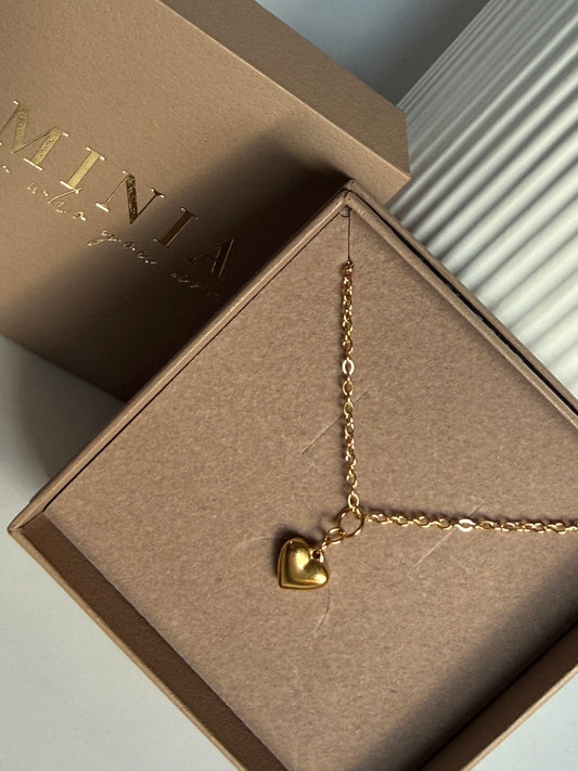 Puffy Herz Charm