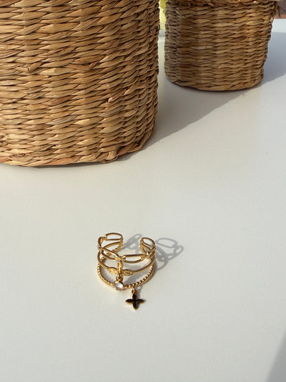 EVE – Adjustable Ring with Charm