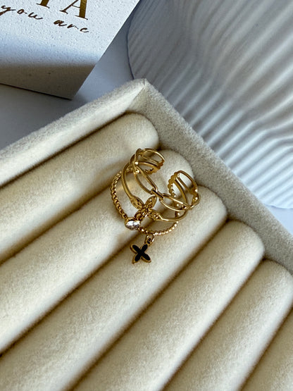 EVE – Adjustable Ring with Charm