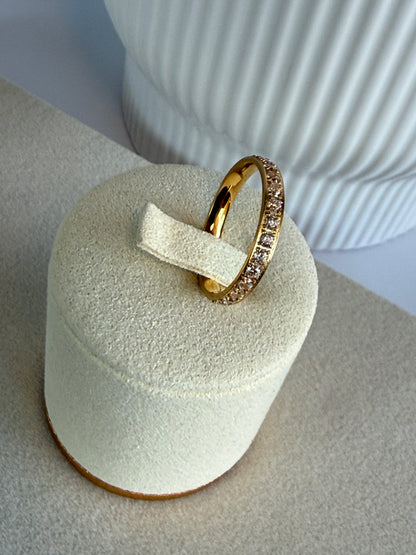 LOUISA – Cubic Zirconia Ring – Gold-Plated