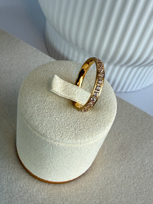 LOUISA – Cubic Zirconia Ring – Gold-Plated