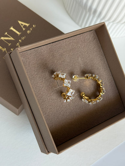 Marquise Drop Studs
