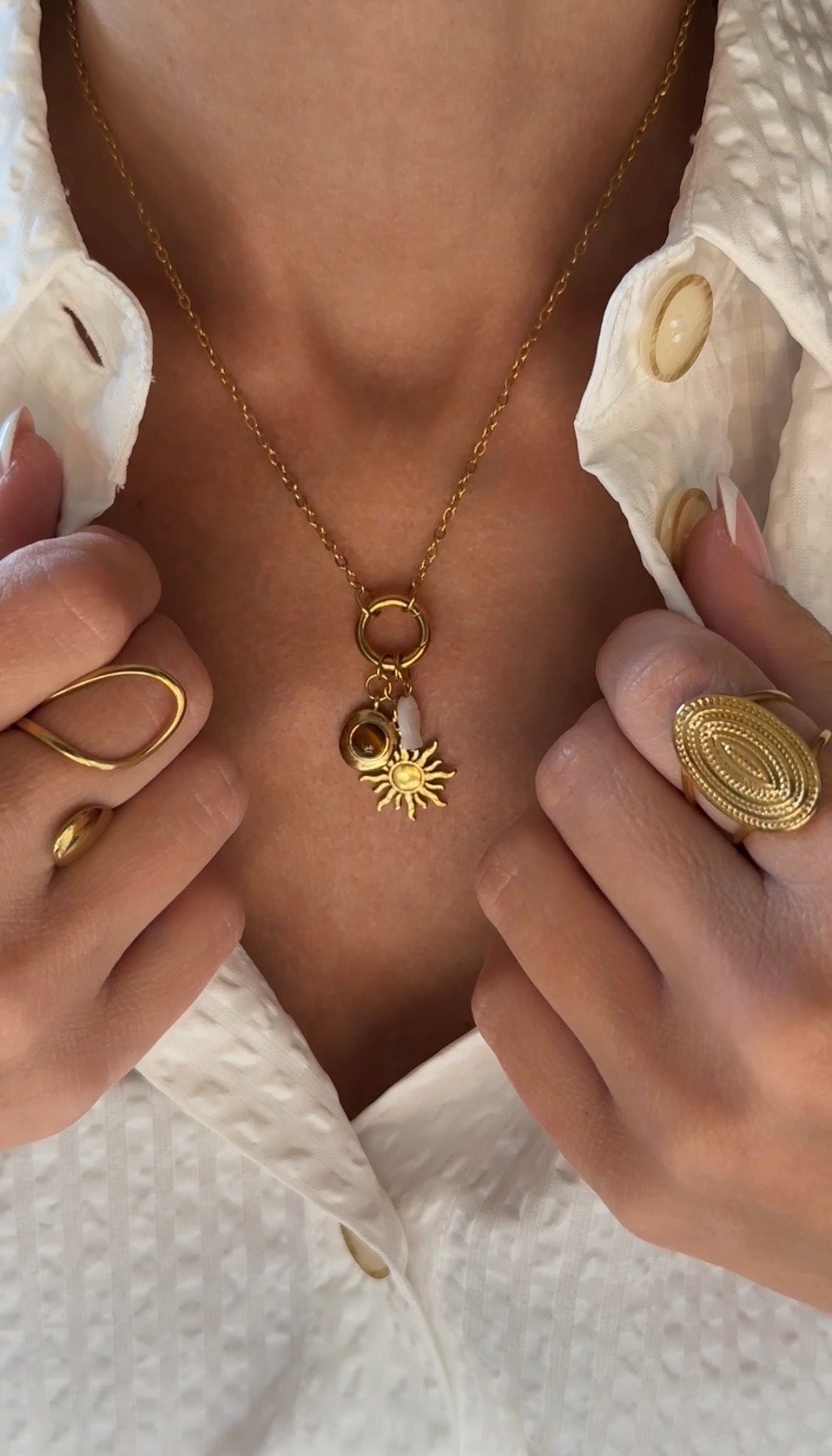 Create Your Own Charm Necklace – Chain + 3 Charms