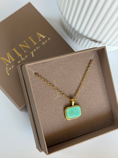 Turquoise Stone Charm