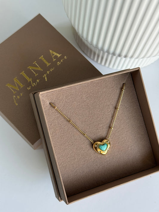 JULI – Heart Necklace, Gold Plated