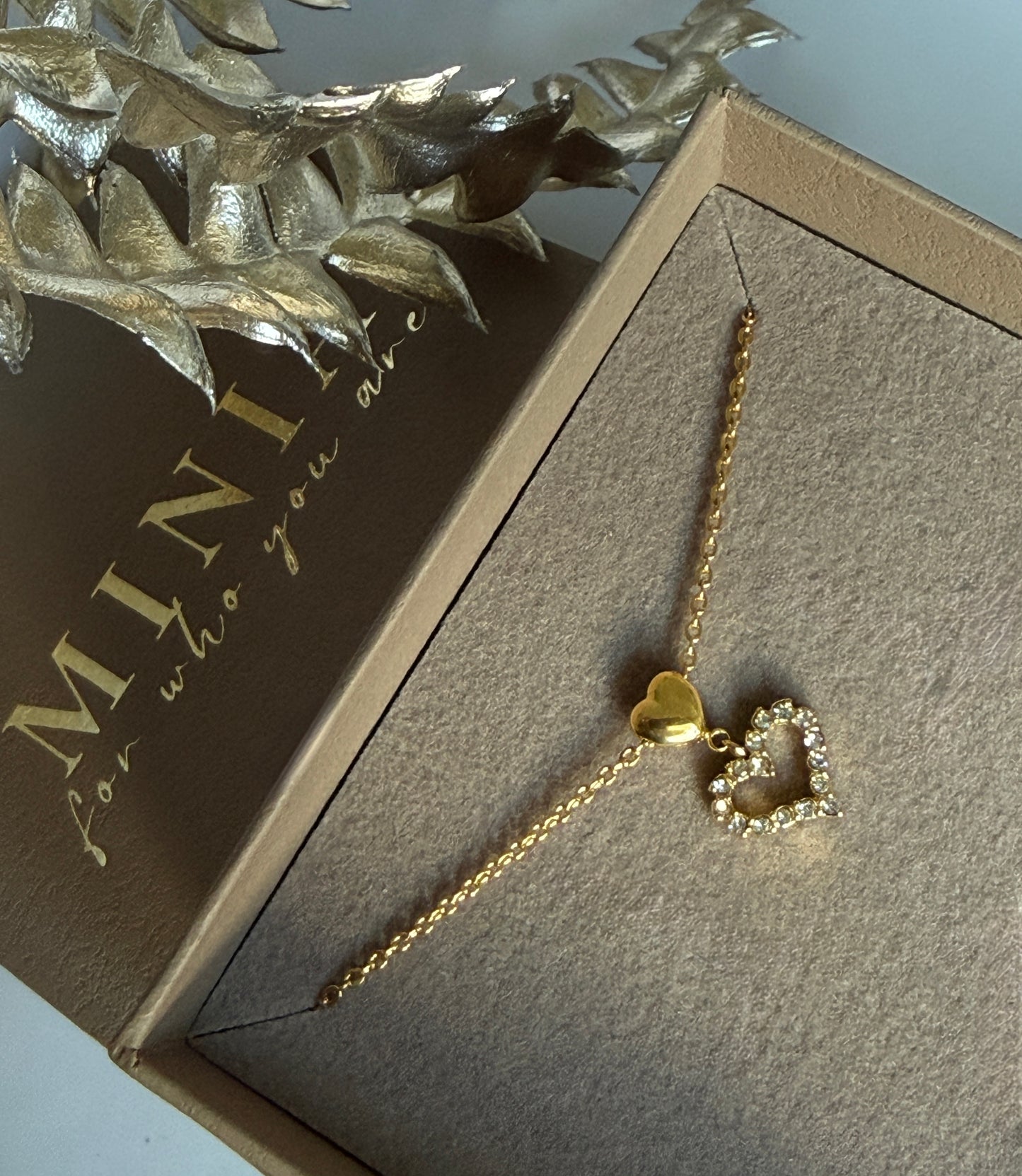 SOFIE – Heart Necklace, Gold Plated