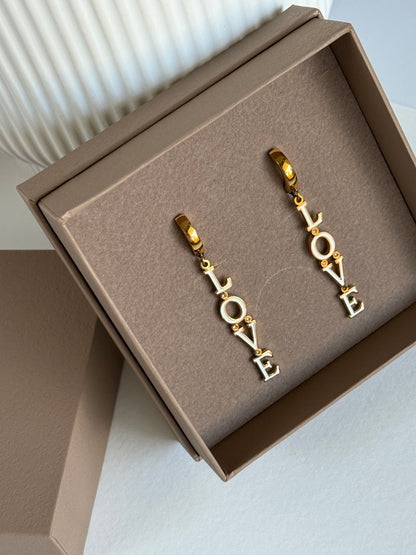 Love Letter Drop Earrings