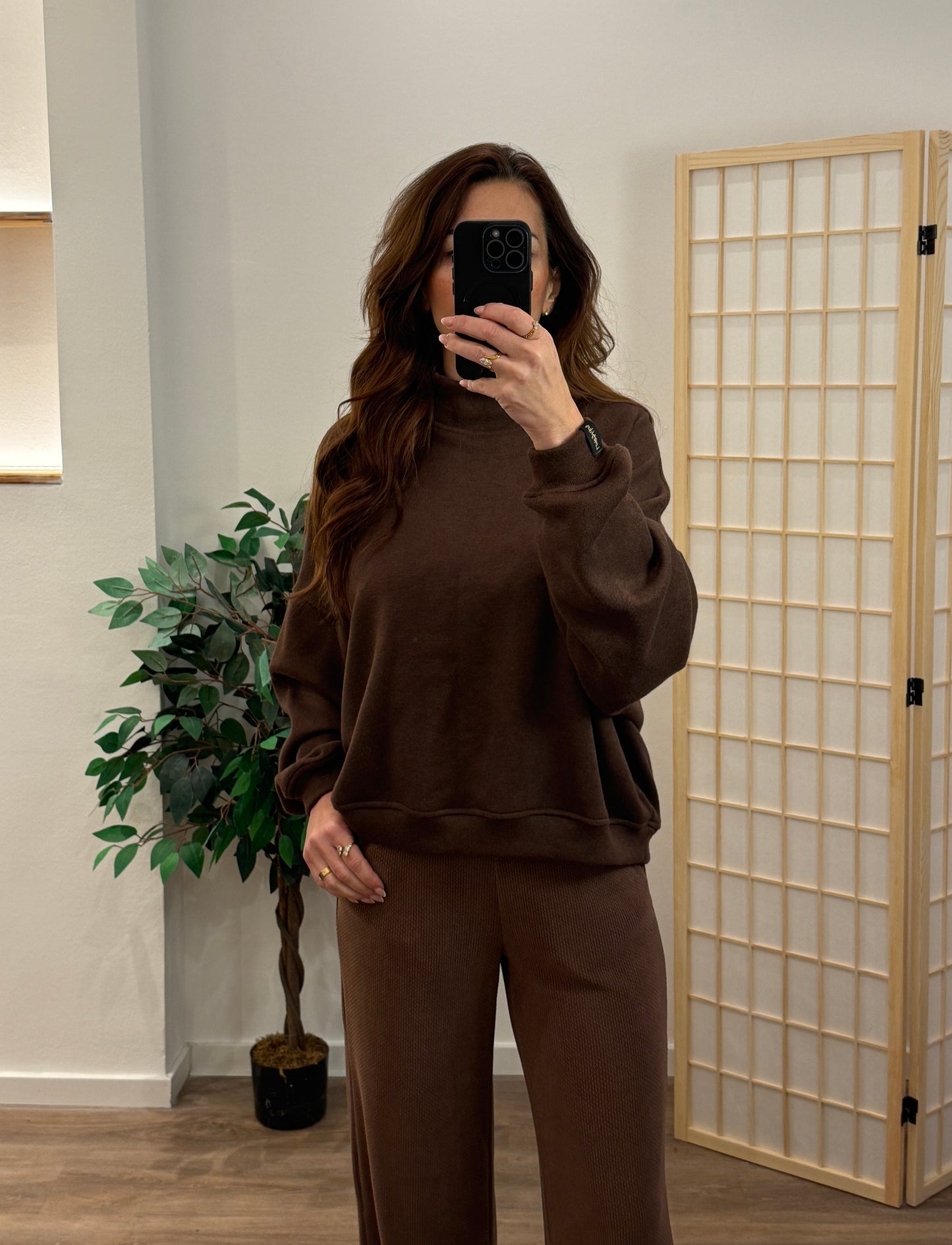 Pullover Knit CHOCOLATE