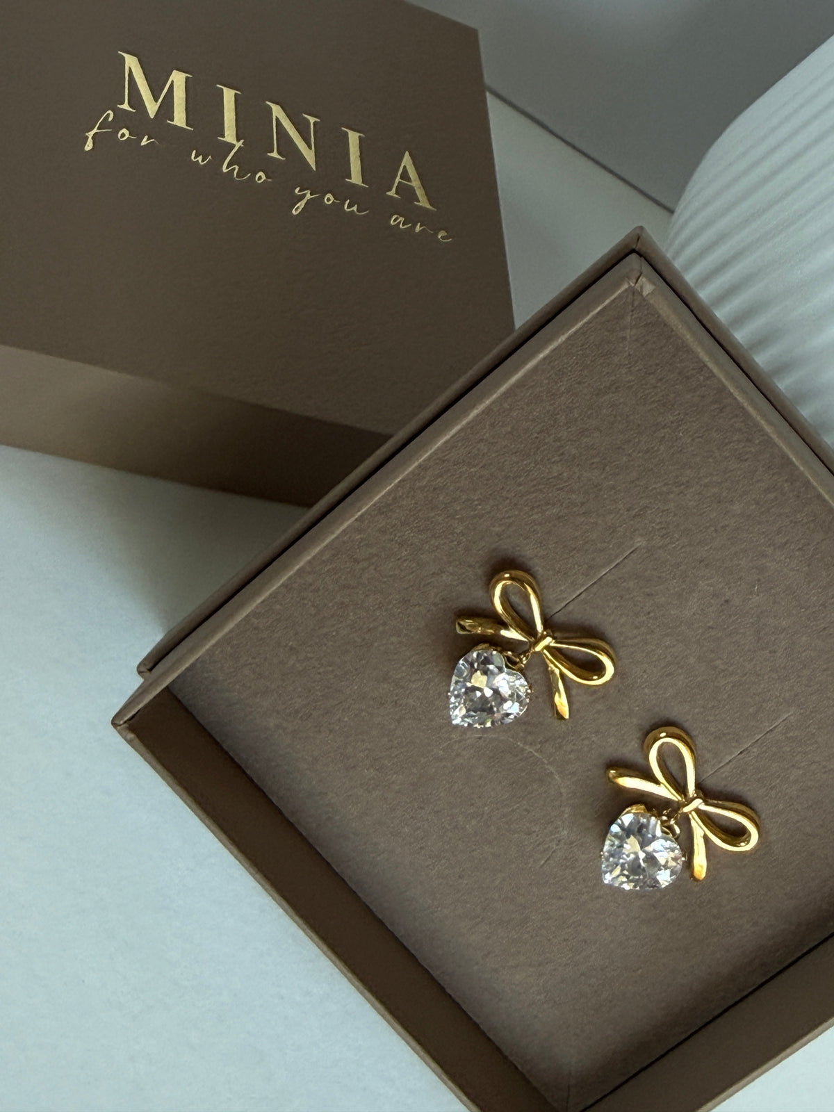Bow Crystal Studs