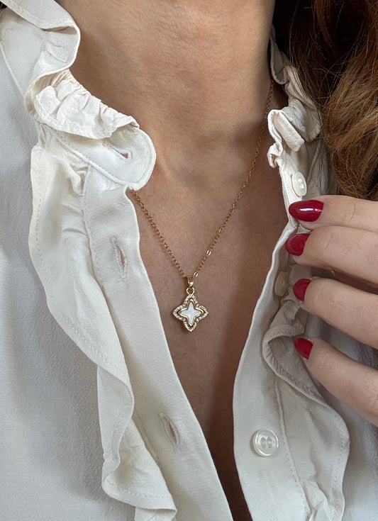 Gold Flower Necklace