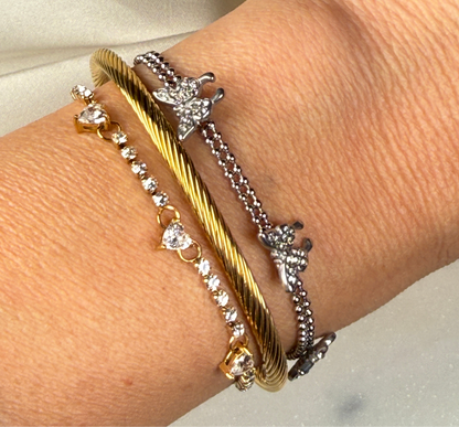 Armband PAPILLON SLV